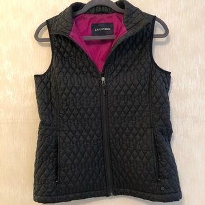 Landsend black vest
